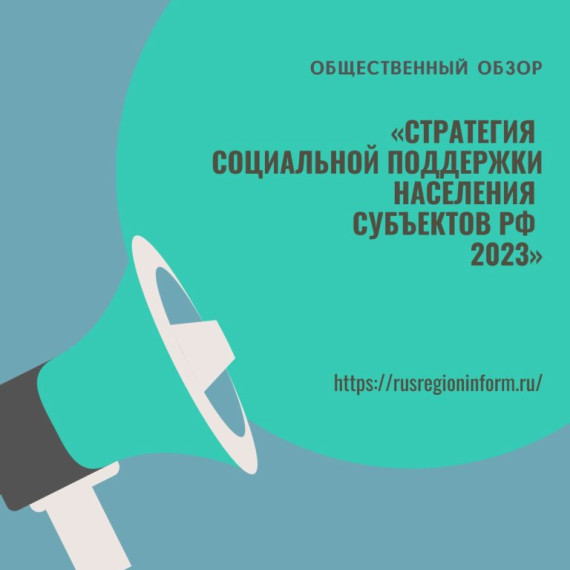 Формирование общественного обзора «Стратегия социальной поддержки населения субъектов РФ – 2023».
